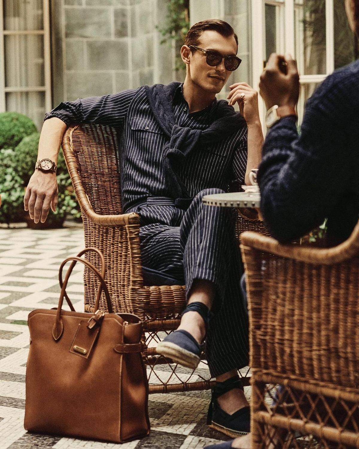 A Ralph Lauren store is coming to Phillips Place shopping center this fall. Seen here is clothing from its spring 2023 Purple Label collection.