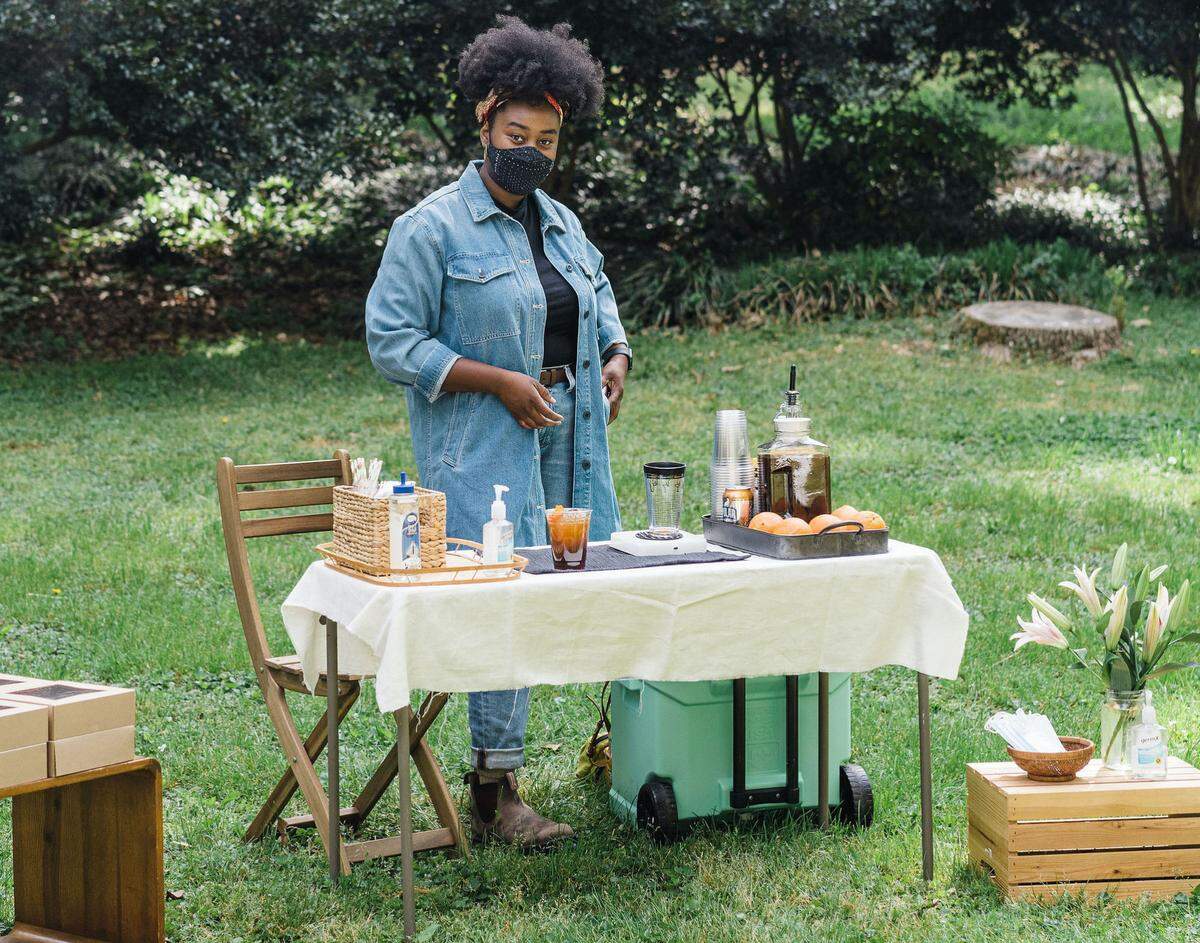 You can find LaChrista McArthur’s Hello Love coffee pop-up at Covet Atelier on Sunday, May 2, from noon-4 p.m., and Saturdays after that.