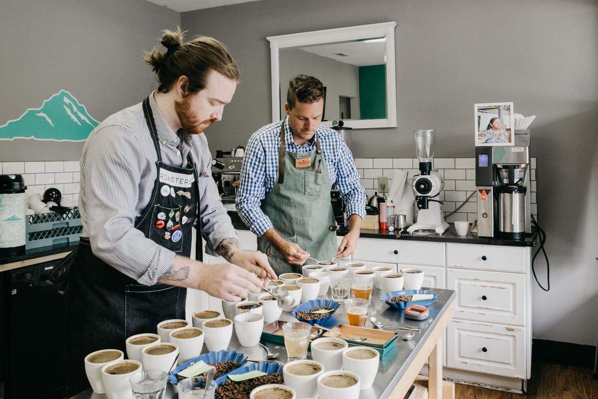 Brian Helfrich, CEO of Summit Coffee, described its Base Camp coffee as “approachable.”