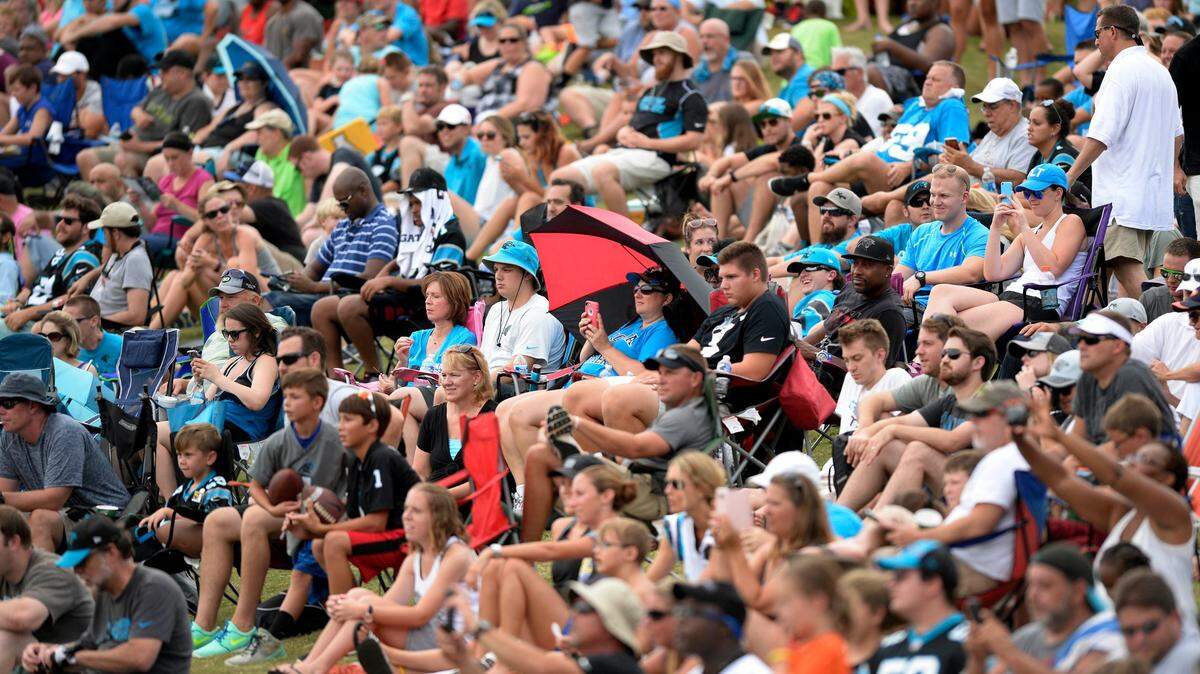 Carolina Panthers training camp has drawn crowds to Wofford College in Spartanburg every year since 1995, none bigger than those in the summer of 2016 after the team’s trip to Super Bowl 50.