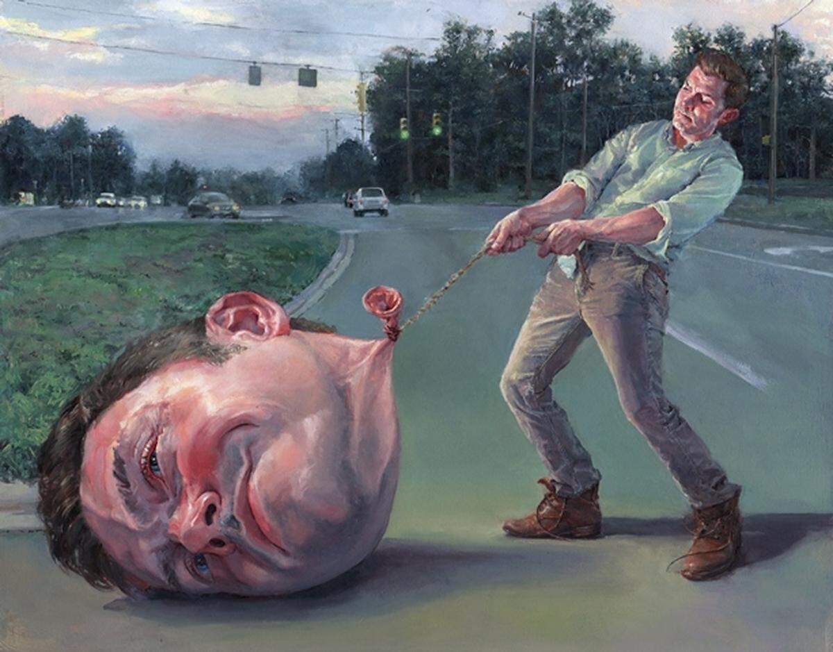 Artist Nathaniel Rogers’ “Lead Balloon” is part of INTRO 7, a group exhibition at Hidell Brooks Gallery in Charlotte.