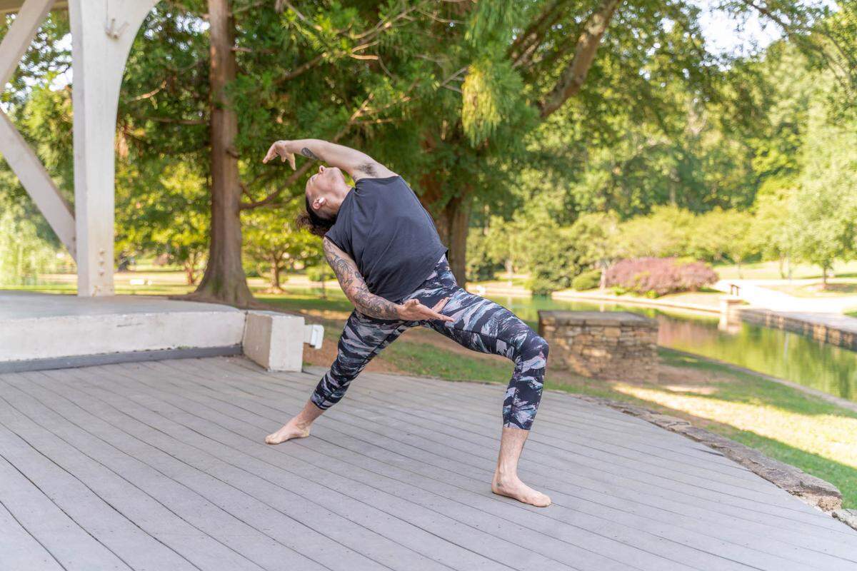 Sign up for a virtual yoga class with the Trans Yoga Project.