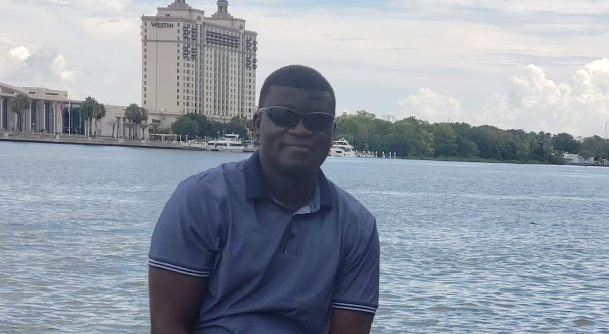 Solomon Agyemang arrived in the United States 20 years ago from Ghana, Africa, and now lives with his family in Charlotte.