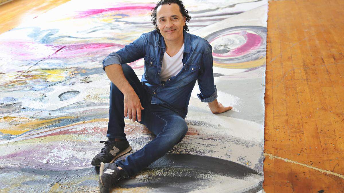 Leandro Manzo is exhibiting a decade’s worth of his work in his new 17,000-square-foot studio and gallery space at Merino Mill, a renovated textile mill in Mooresville.