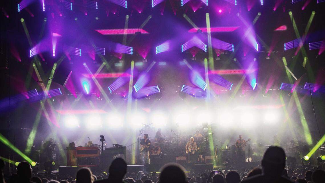 Dead & Company performs during its “Final Tour” at PNC Music Pavilion on Tuesday night.