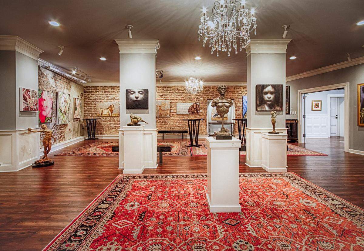 Sleep in an art gallery: At The Vendue in Charleston, corridors and galleries are lined with local and international art.