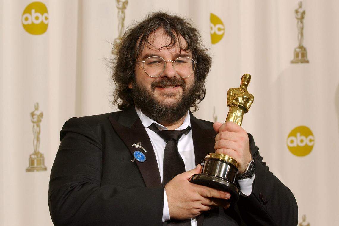 Peter Jackson, who won best director for "Lord of The Rings: The Return of The King," poses for photographers in the press room at the 76th Annual Academy Awards on February 29, 2004.