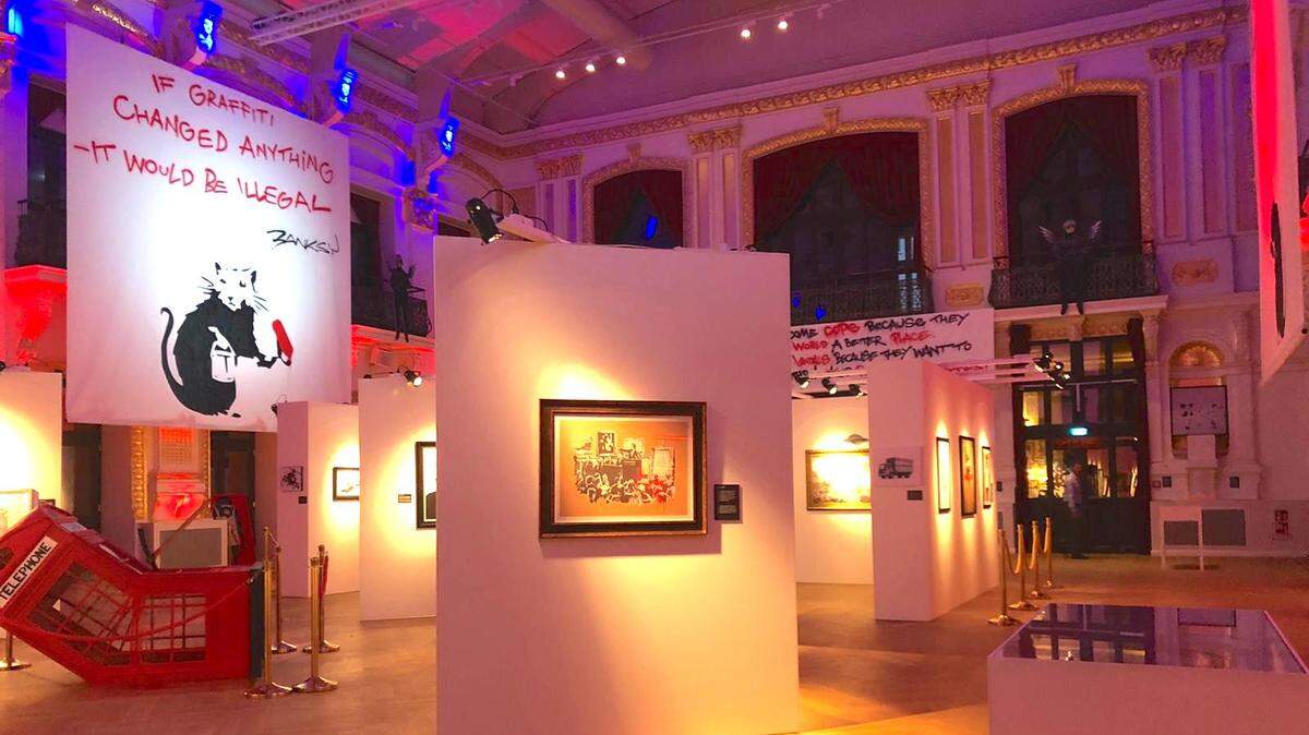 A Banksy exhibition titled The Art of Banksy: Without Limits is coming to Charlotte in February.