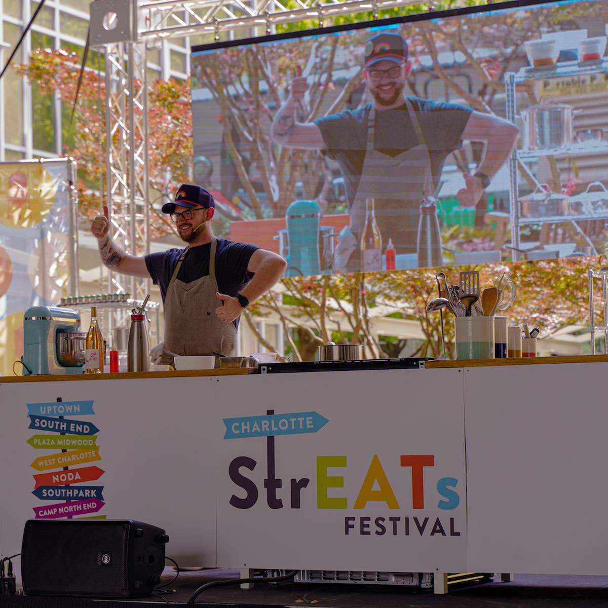 Charlotte StrEATs Tasting Tour will feature food from 20 restaurants, craft cocktails, cooking demonstrations and more.