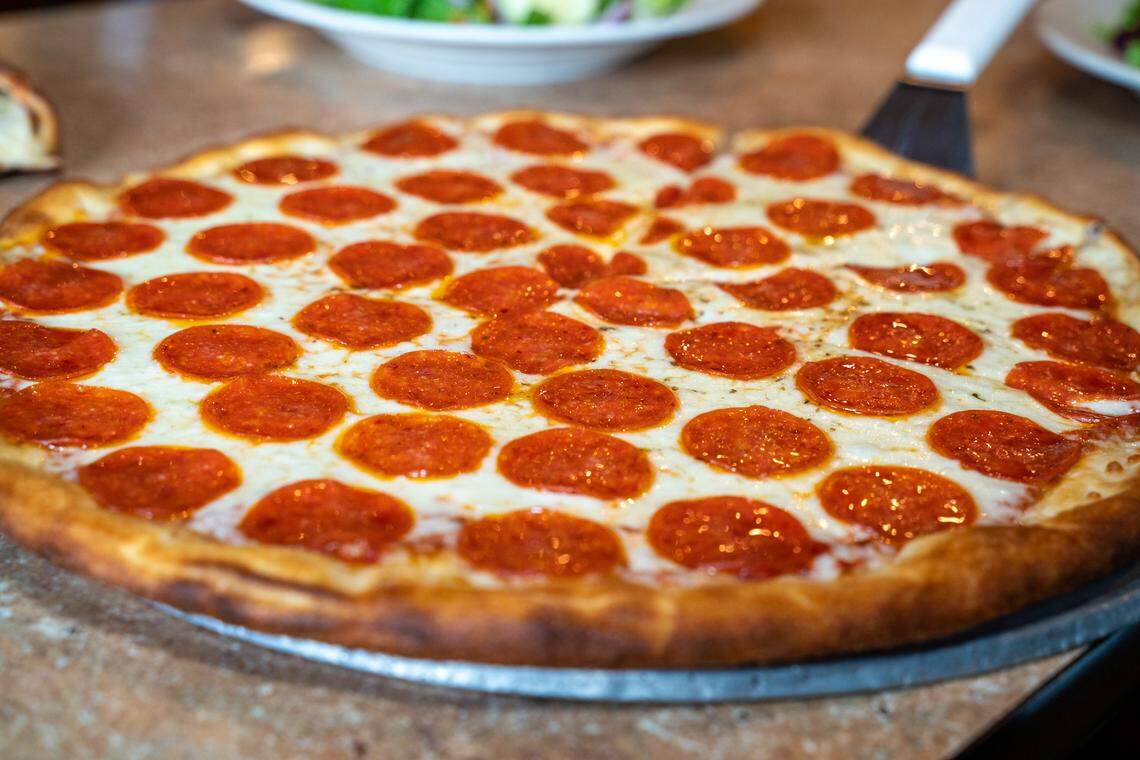 Hawthorne’s Pizza on 7th Street in Elizabeth has a classic New York style pizza that folds perfectly and has gobs with cheese.