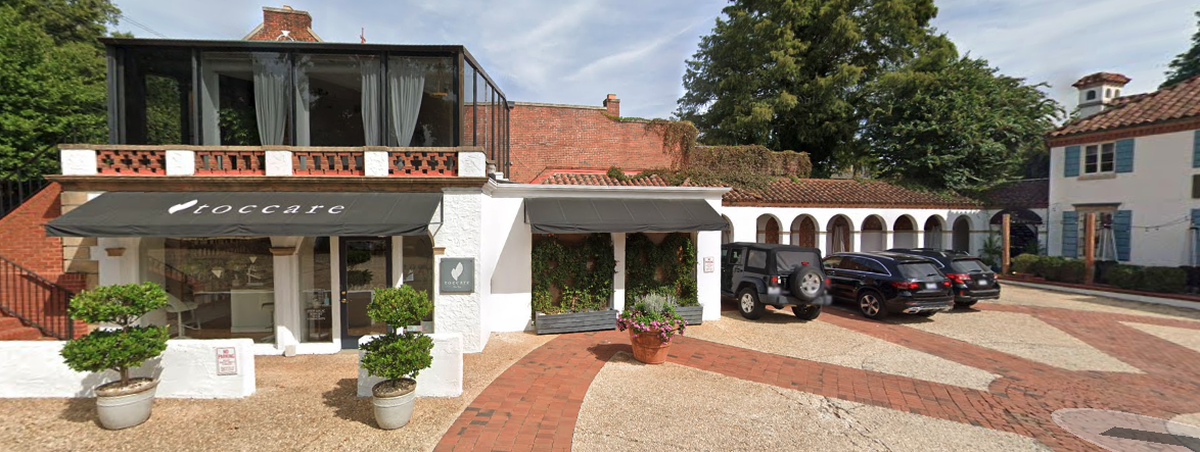 The historical villa of the late Charlotte socialite Blanche Reynolds-Gourmajenko is located on Providence Road in Charlotte. Currently home to restaurants and a salon, 
