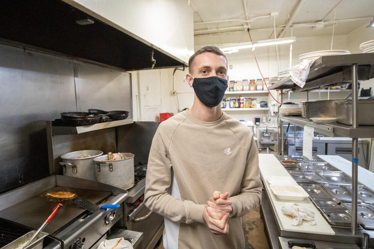Egli Daka is one of a handful of employees who has moved from Sammy’s Deli to Dish.