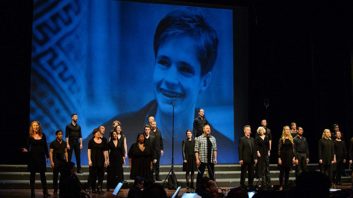 Conspirare performs “Considering Matthew Shepard” in February 2018.