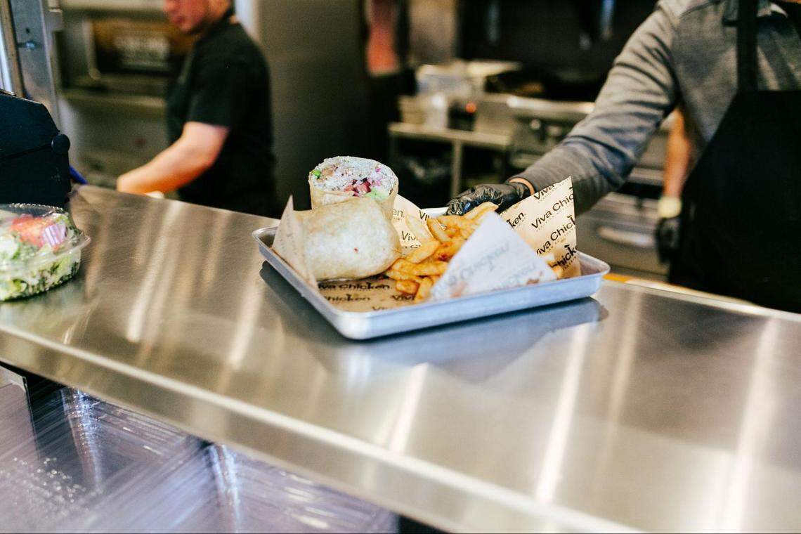 Viva Chicken’s menu is great for both meat eaters and vegetarians.