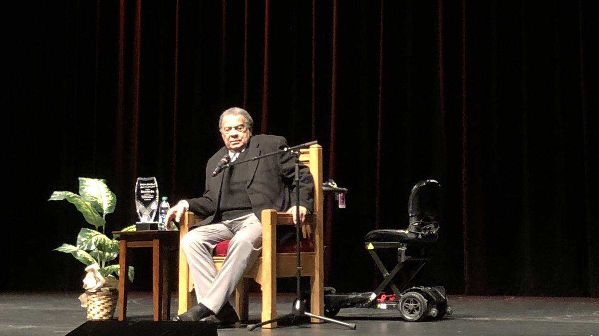 Former United States ambassador to the United Nations Andrew Young spoke to a crowd at CPCC Monday, Jan. 20, 2020, for a Martin Luther King Jr. Day event. 