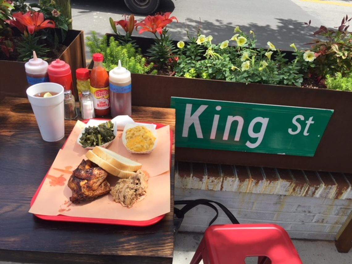 Rodney Scott's BBQ in Charleston is a small place with counter service on King Street.