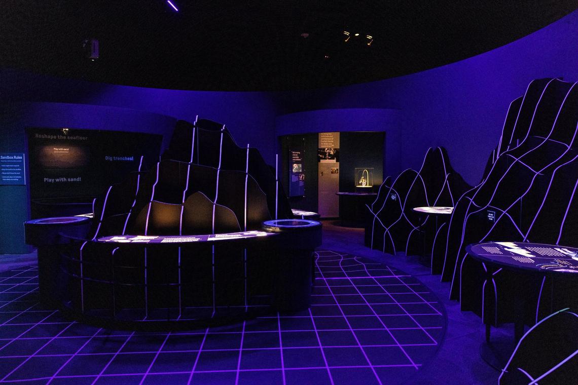 Discovery Place’s “Unseen Oceans” exhibit sketches the greatest mystery on Earth — what lies beneath the waves that cover 70% of our planet’s surface?