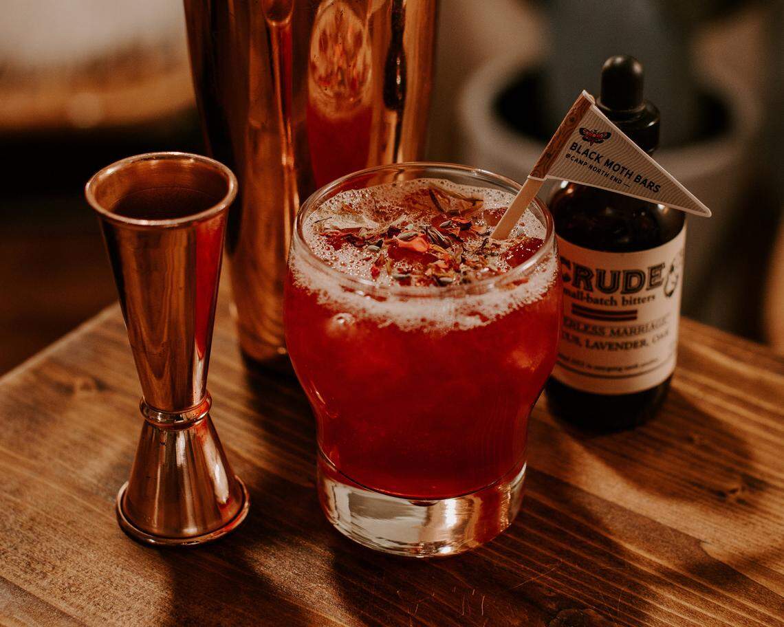 Look for craft cocktails at Black Moth Bars, a mobile bar concept situated in a 1960s Airstream camper.