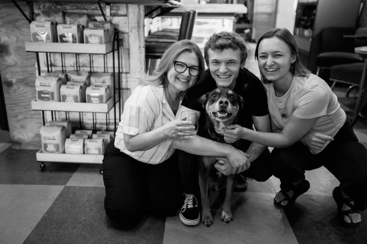 Cathy Tuman, owner of Smelly Cat Coffee, raised her two children while operating the cafe for almost 20 years.
