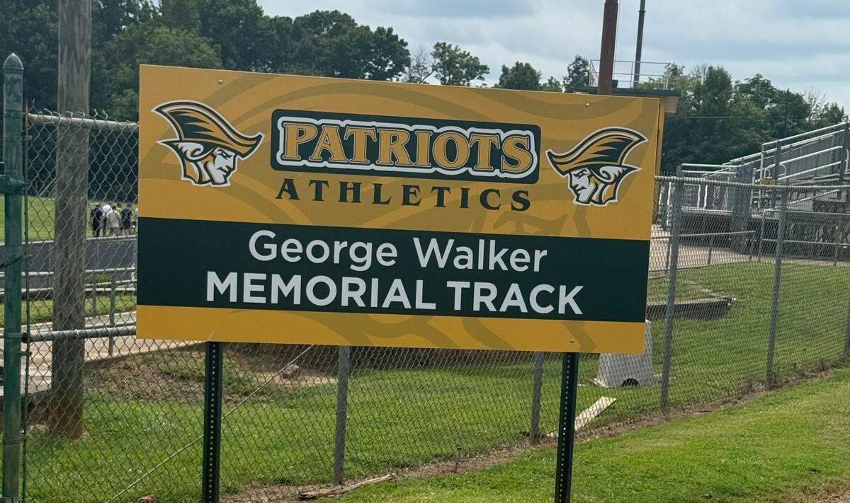 Independence High School dedicated its track to George Walker over the summer.