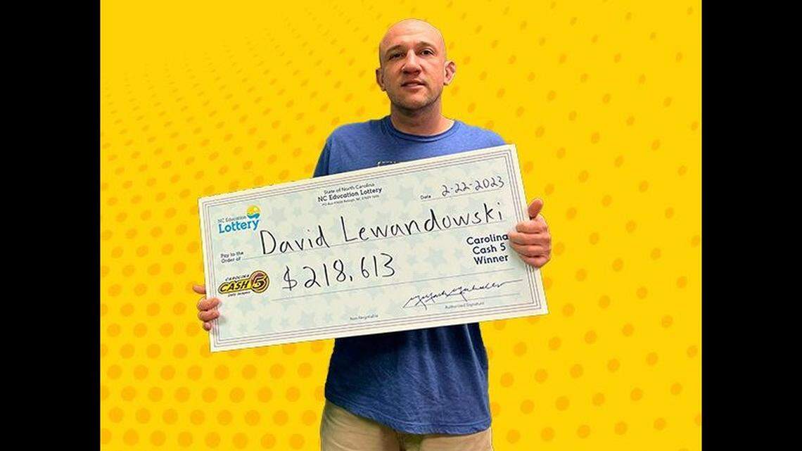 Mooresville resident David Lewandowski is glad he “messed up” trying to buy a $1 Cash 5 scratch-off ticket He tried again the next day and scored a $218,613 jackpot.