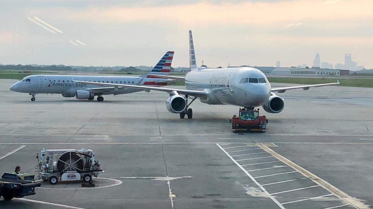 American Airlines is canceling a handful of flights at Charlotte Douglas International Airport Tuesday.