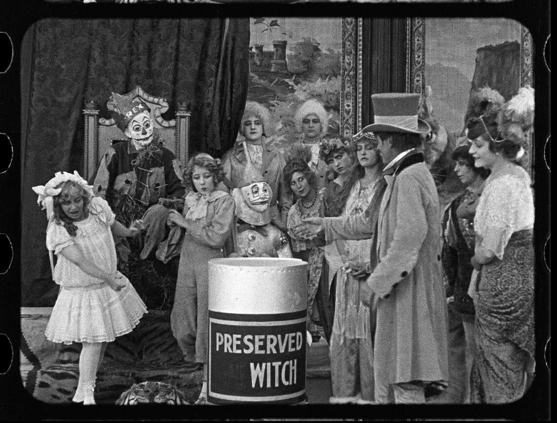 This is a scene from the newly restored the 1914 silent movie, “His Majesty, the Scarecrow of Oz,” which will have its premiere at the CharlOz festival Sept. 29.
