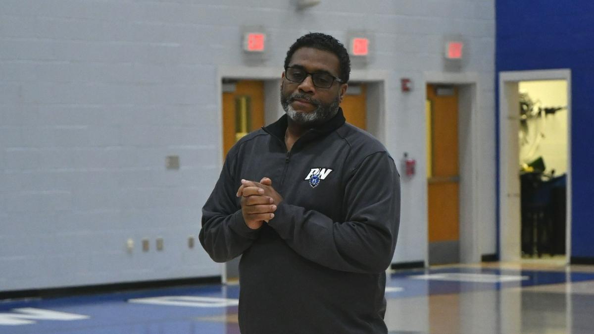 Parkwood football coach Terrence Gittens