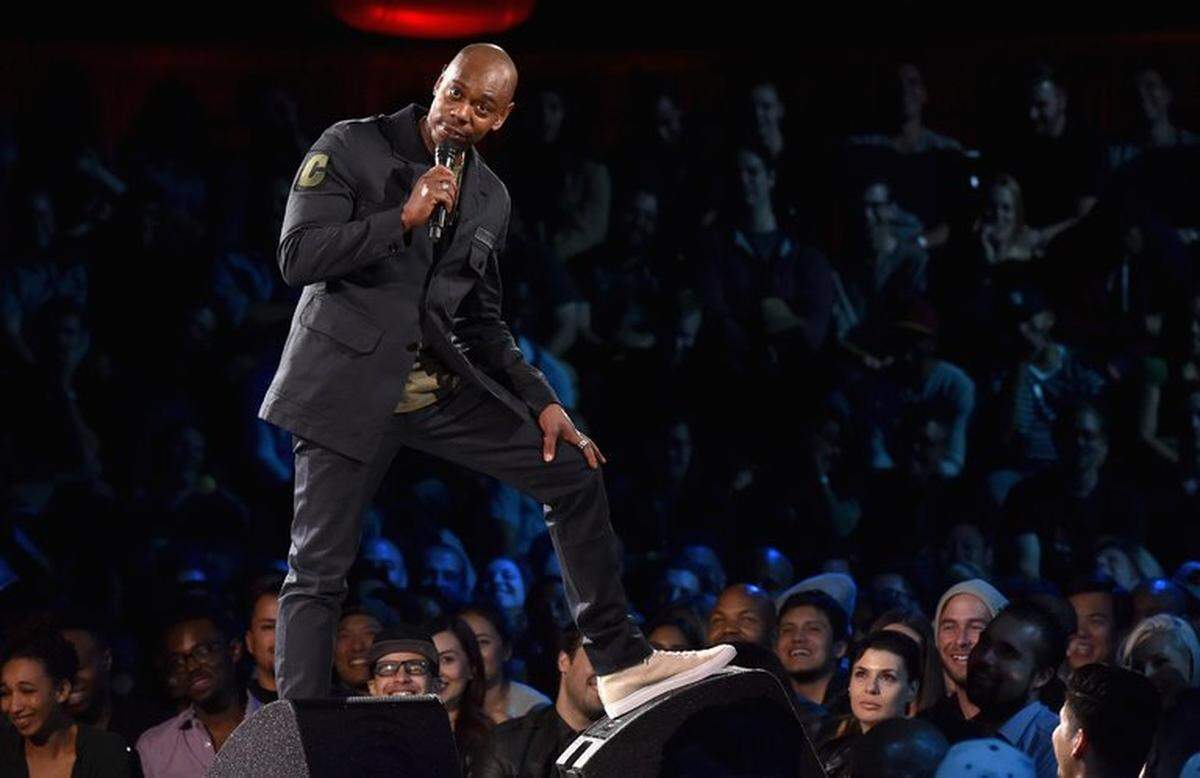 Dave Chappelle, pictured here in a promotional photo for one of his 2017 Netflix comedy specials, performed at Spectrum Center in Charlotte on Thursday night. A Charlotte Observer request to photograph his show here was denied.