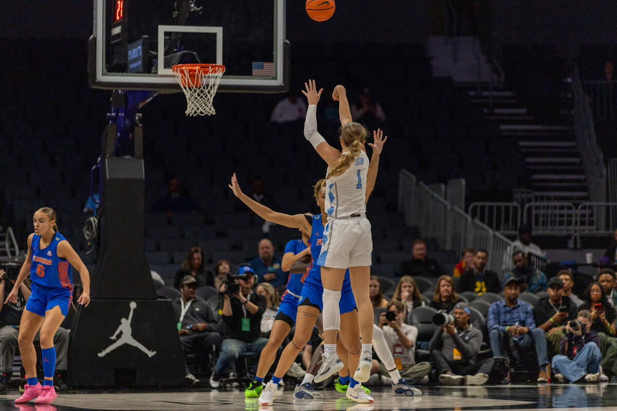 UNC’s women defeated Florida on Wednesday night at Charlotte’s Spectrum Center. 