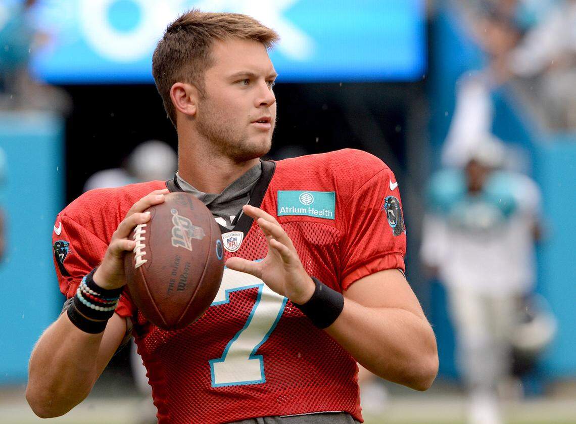 Carolina Panthers coach Ron Rivera said Tuesday the team would start quarterback Kyle Allen on Sunday against the Cardinals if Cam Newton is unable to play.