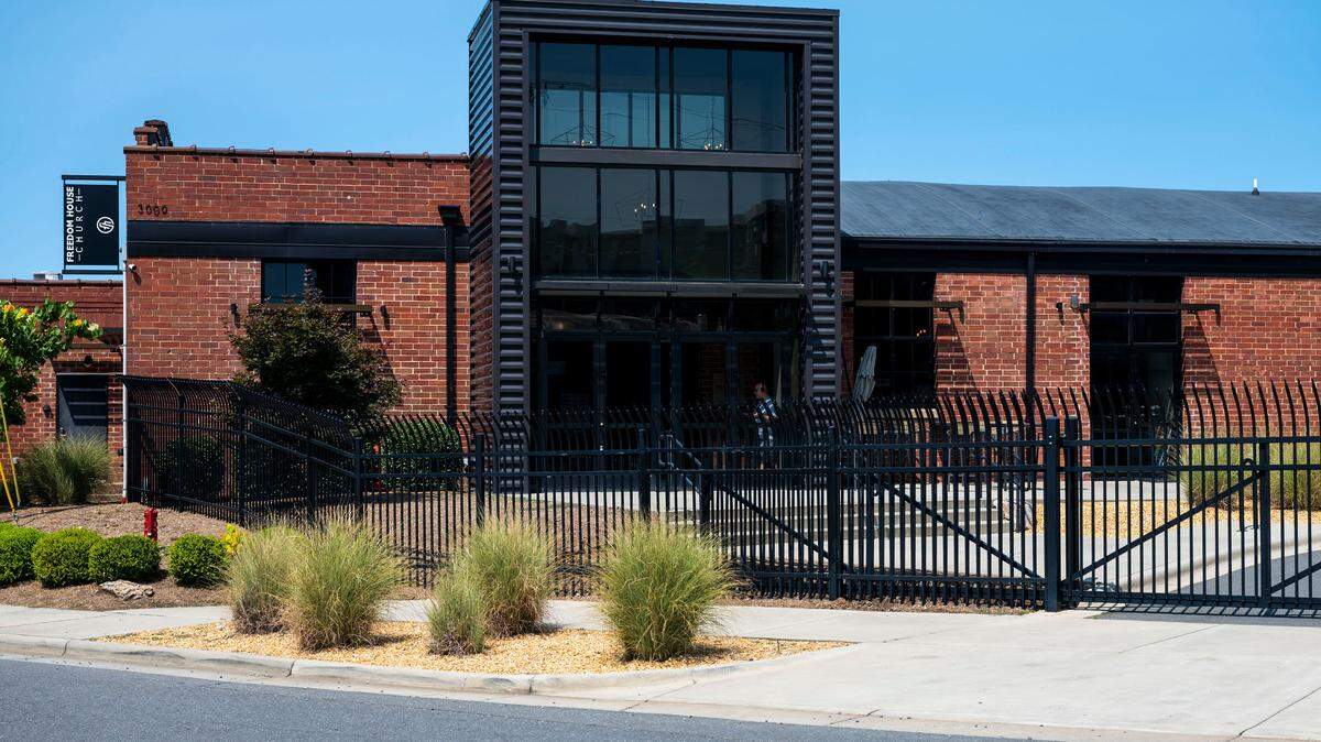 Freedom House Church stands on the 3000 block of Griffith Street on Friday, September 10, 2021 in Charlotte, NC.