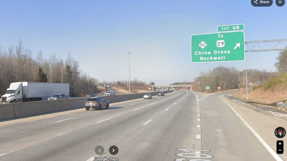 Fight along I-85 ends with pedestrian killed by passing vehicle, NC sheriff says