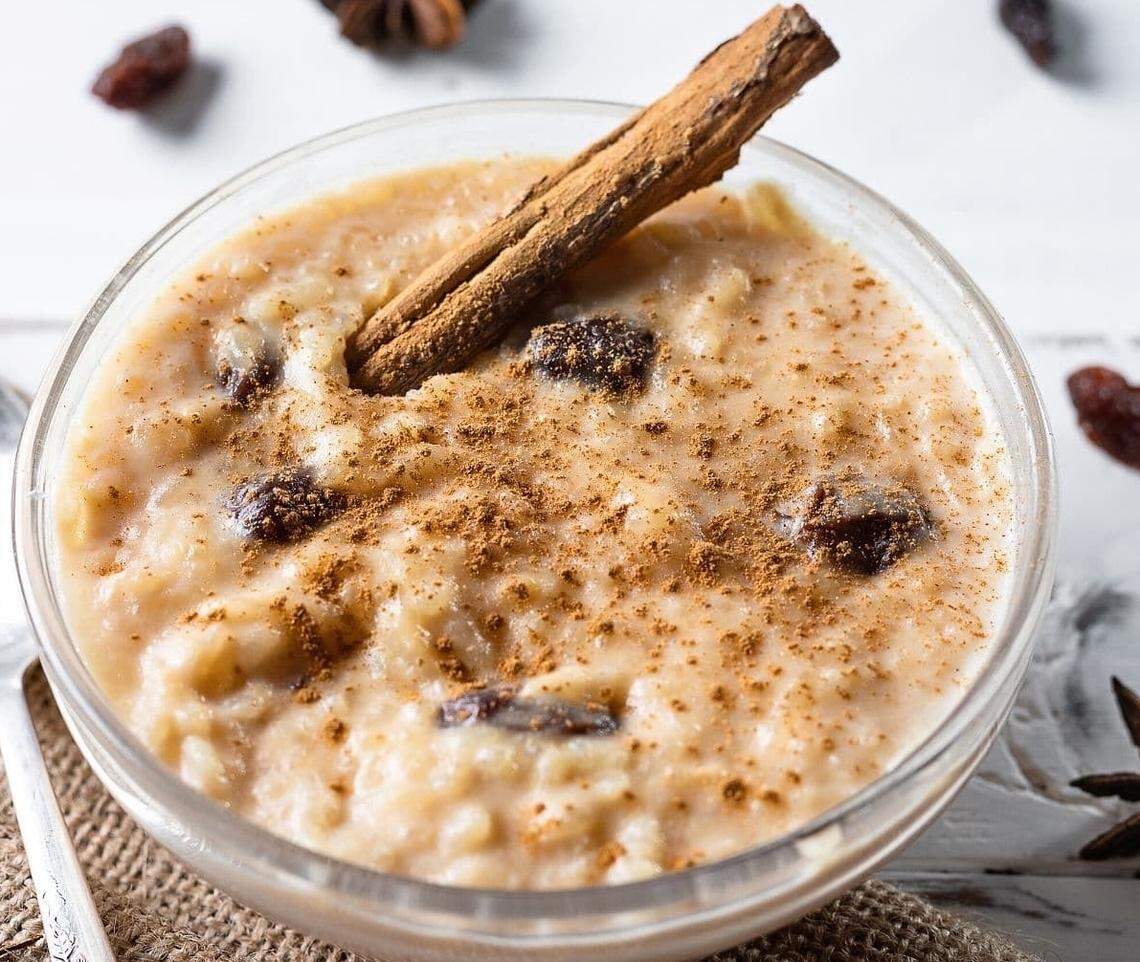 Chef Jani Espinosa’s vegan Arroz Con Dulce.