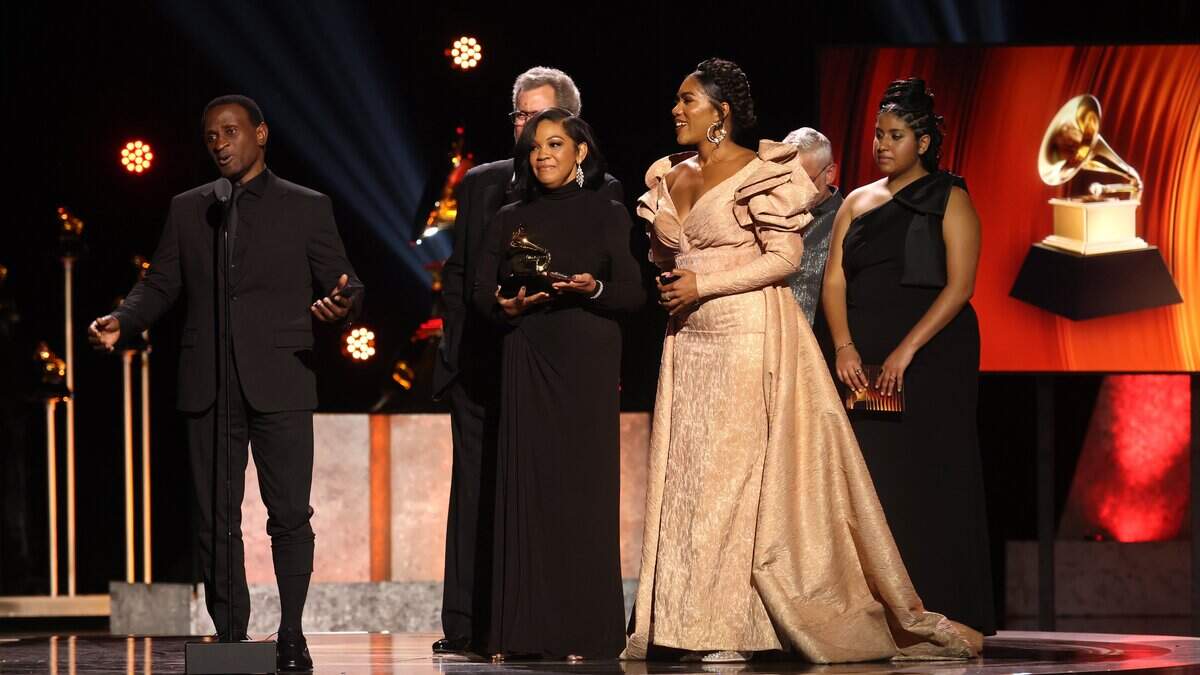 Charlotte blizzard to LA stage: conductor's wild Grammy run