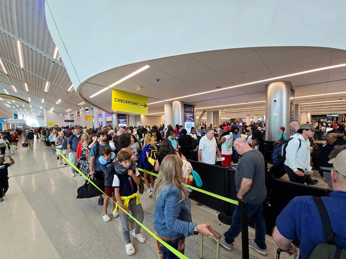 Charlotte Douglas International Airport is among the airports around the world being impacted by a “technology issue,” on Friday morning, July 19, 2024. CLT advises passengers to not come to the airport unless they have confirmed their flight information with the airline