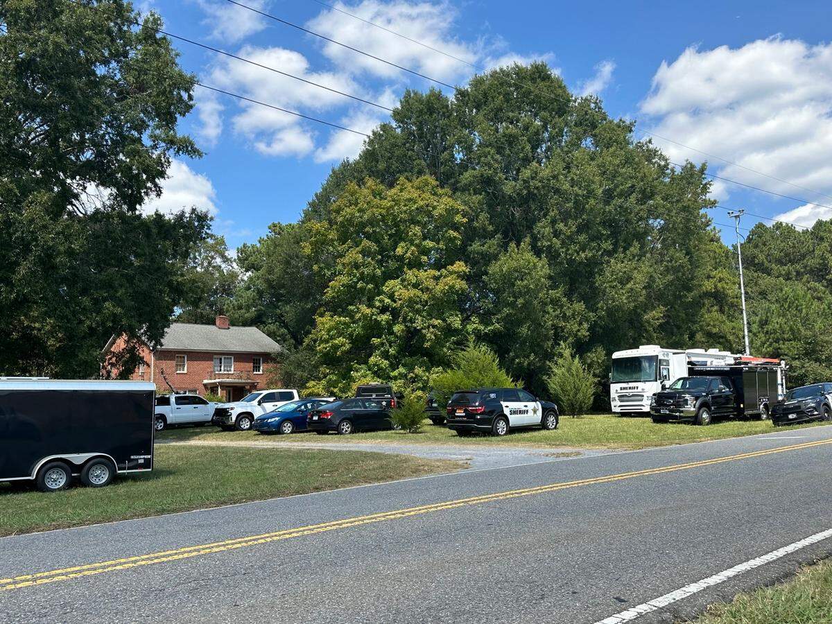 Local, state and federal law enforcement agencies were conducting a large search in the Shelby area of Cleveland County on Wednesday, Sept. 11, 2024.