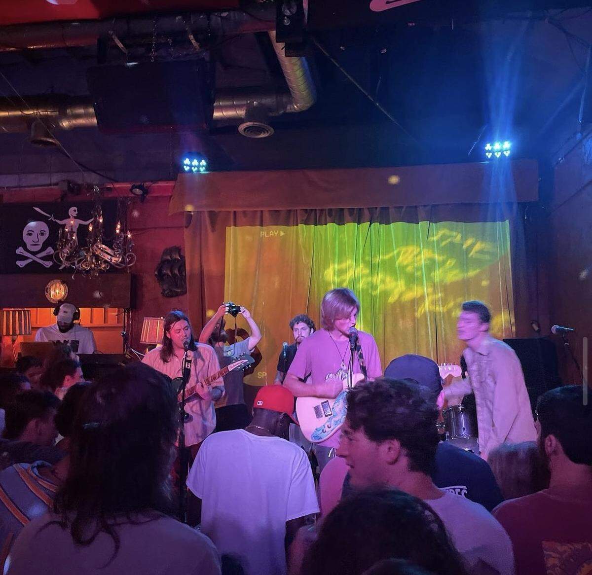 The New Creatures, a local North Carolina band, playing at Snug Harbor on August 7, 2021.