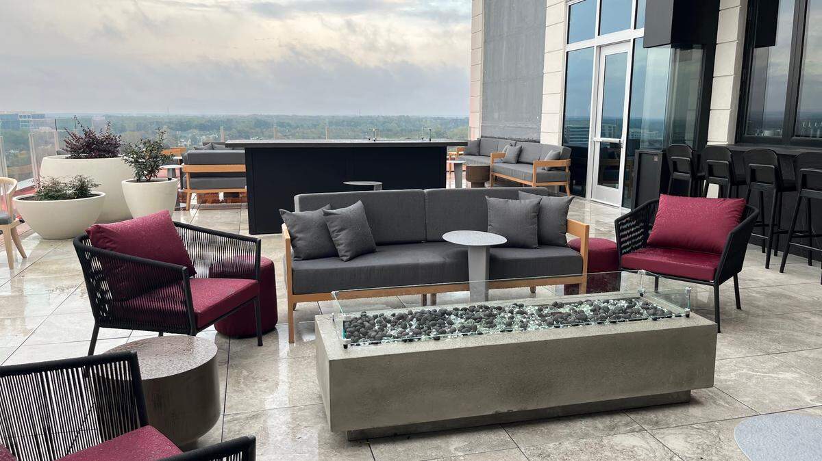 Hestia Rooftop is a new restaurant serving modern Asian cuisine with a rooftop bar in Ballantyne.