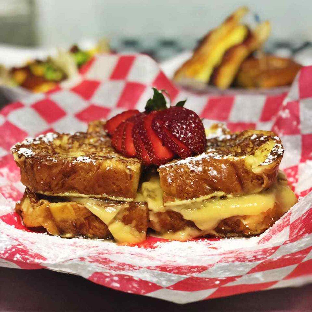 Banana pudding French toast isn’t something you can find everywhere, but it’s waiting for you at VBGB’s brunch.