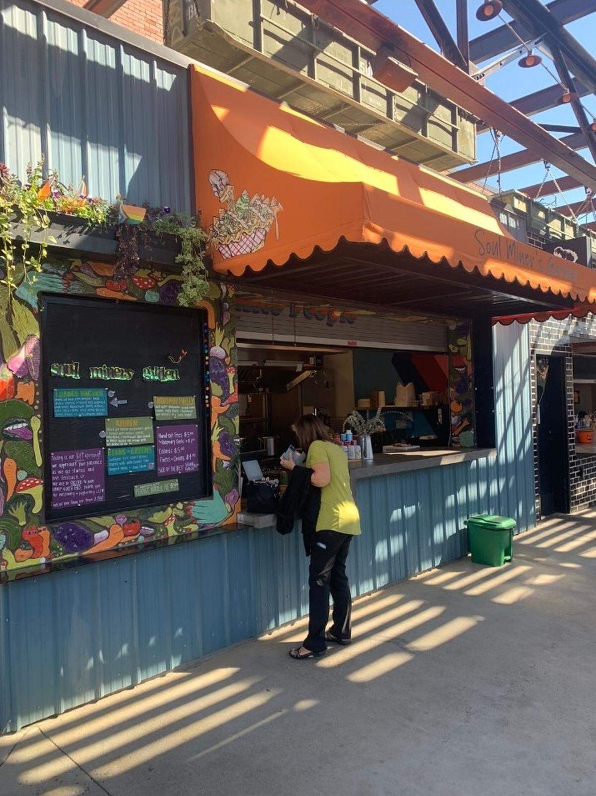 Soul Miner’s Garden has a food stall at Camp North End in the former Plant Joy space.