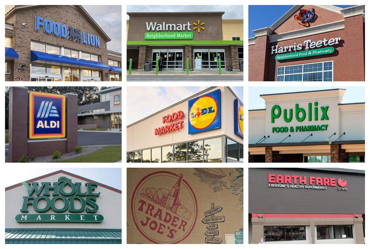 Walmart took 21.1% of the grocery market share last year, according to the latest annual report by Chain Store Guide. Harris Teeter came in second again.