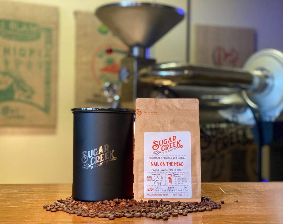Sugar Creek’s Nail on the Head is another medium roast blend.