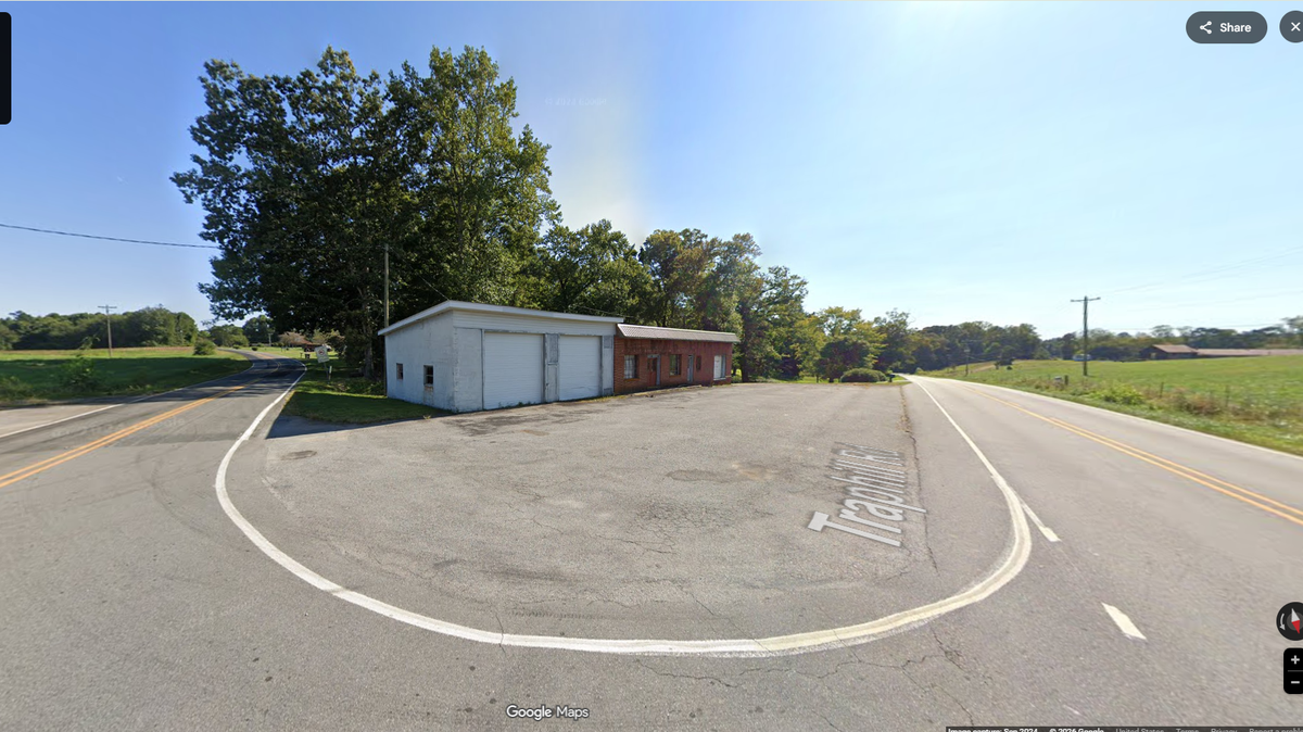 The incident happened around 9 a.m. Wednesday, Jan. 7, at this rural intersection in Traphill, NC, a 90-mile drive north from uptown Charlotte.