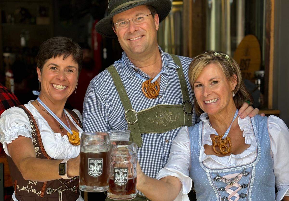Lost Worlds Brewing will feature Oktoberfest events on Sept. 14 in Charlotte, and Sept. 21 and Oct. 5 in Cornelius.