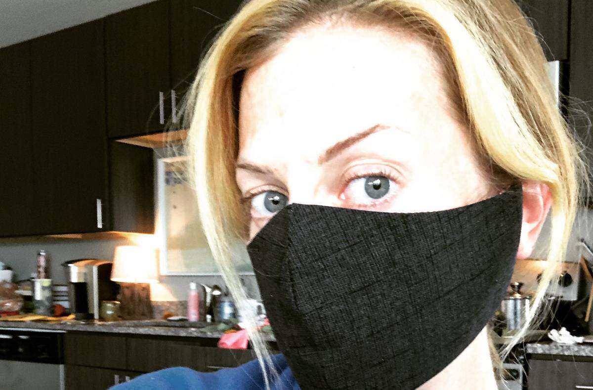 Meghan Huntley got her mask from The Liberty Book Company in Rock Hill.