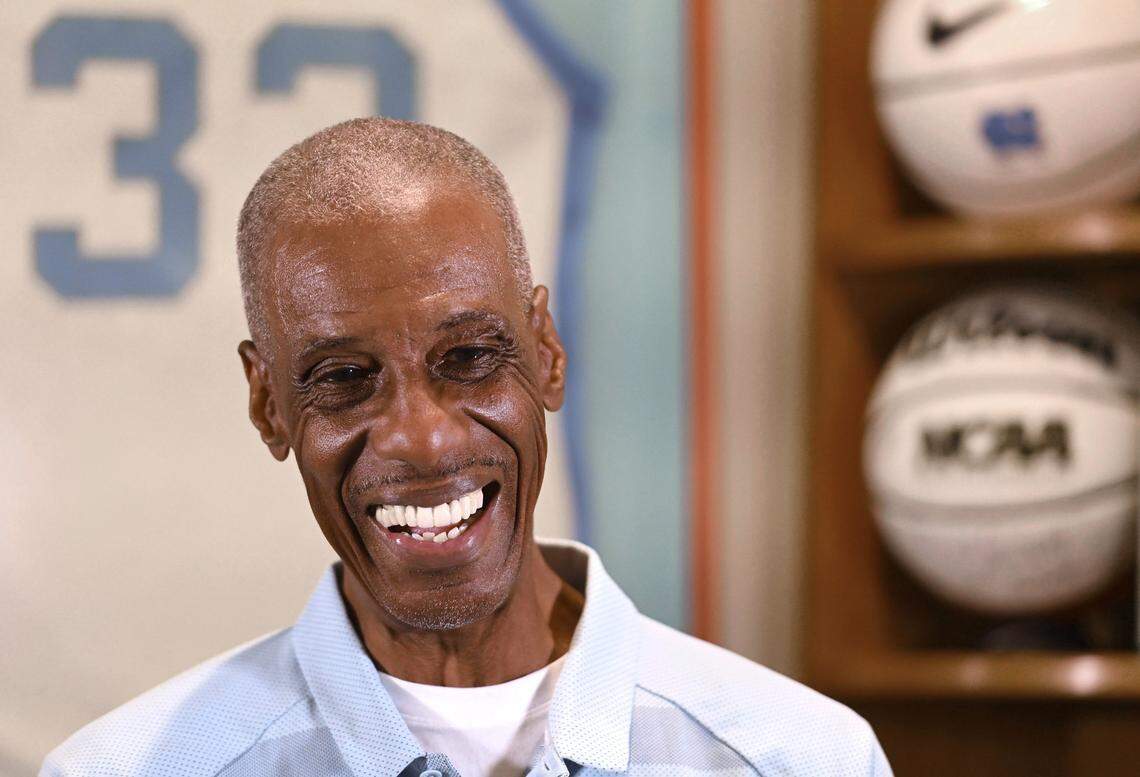 Former UNC Tar Heel, ABA and NBA basketball player Charlie Scott on Monday, June 13, 2022. Scott was UNC’s first black scholarship athlete. He was a two-time All-American and three-time all Atlantic Coast Conference selection. He was inducted into the Naismith Memorial Basketball Hall of Fame in 2018.