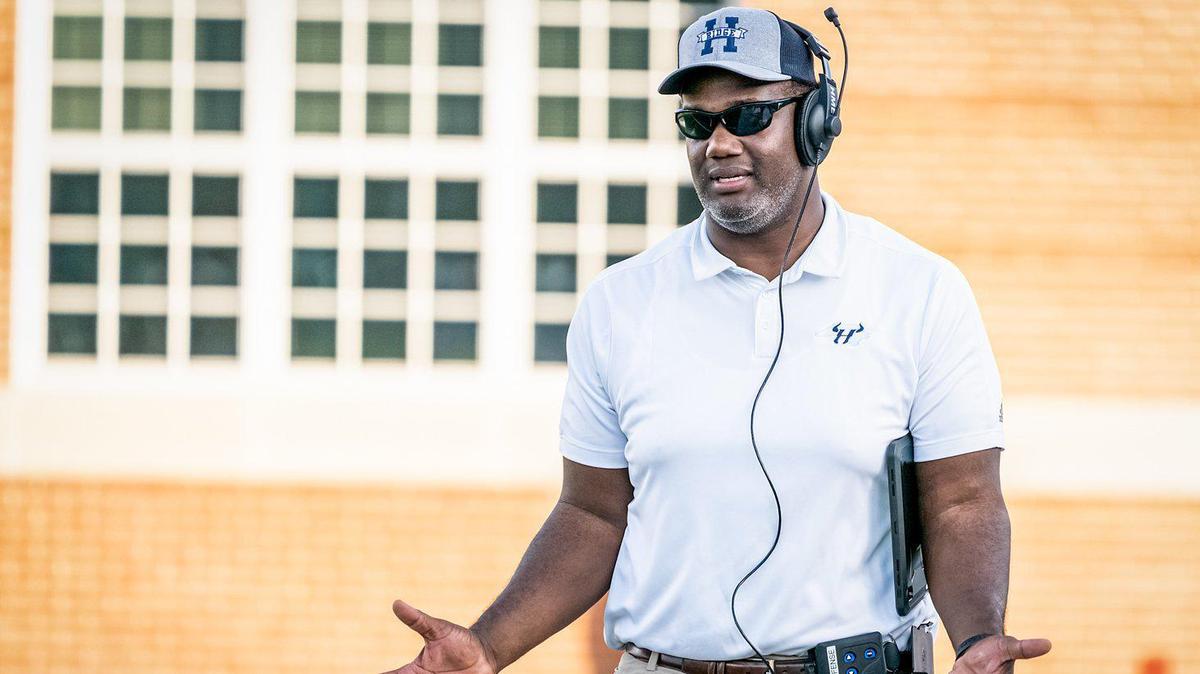 Hickory Ridge football coach Jupiter Wilson has been nominated by the Panthers for a national NFL award.