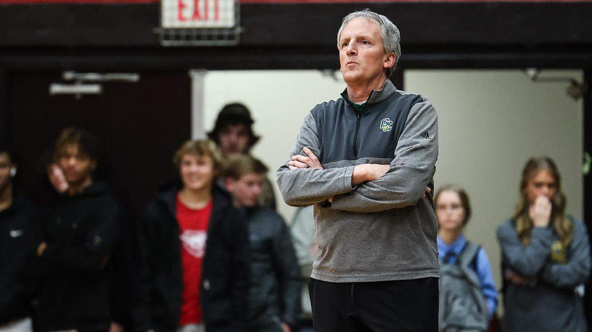 High school basketball coach Jim Baker