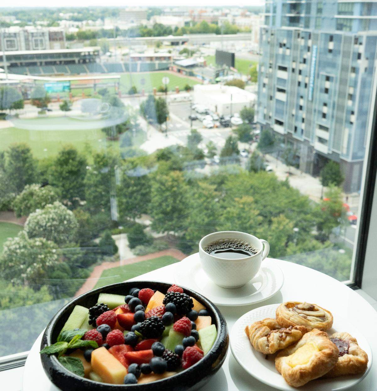 Kimpton Tryon Park Hotel is the heart of uptown Charlotte, featuring city views, modern rooms and a restaurant and rooftop bar on-site.